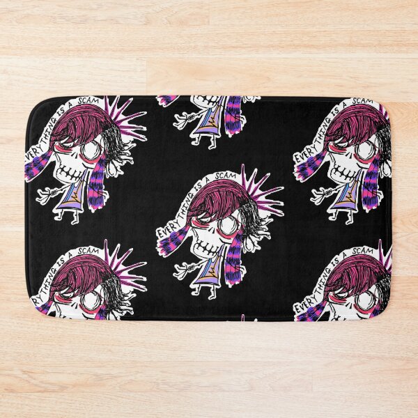 Item preview, Dark and Gritty Everything is a Scam emo scenekid designed and sold by Michael Stewart.