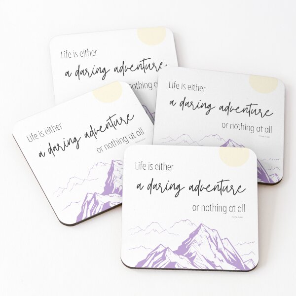Item preview, Life is a daring adventure designed and sold by GoatAndCamel.