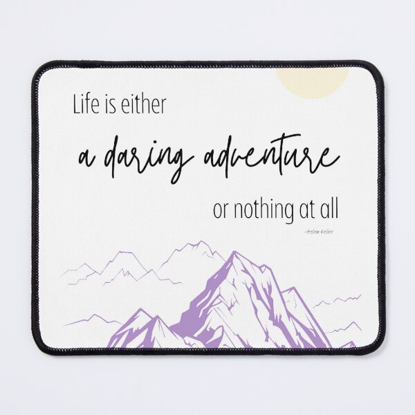 Item preview, Life is a daring adventure designed and sold by GoatAndCamel.