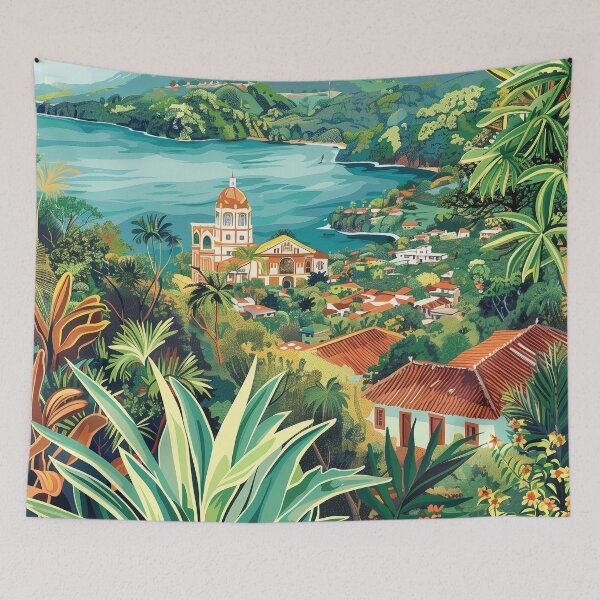 Item preview, Nicaragua Digital Illustration designed and sold by ComicsFactory.