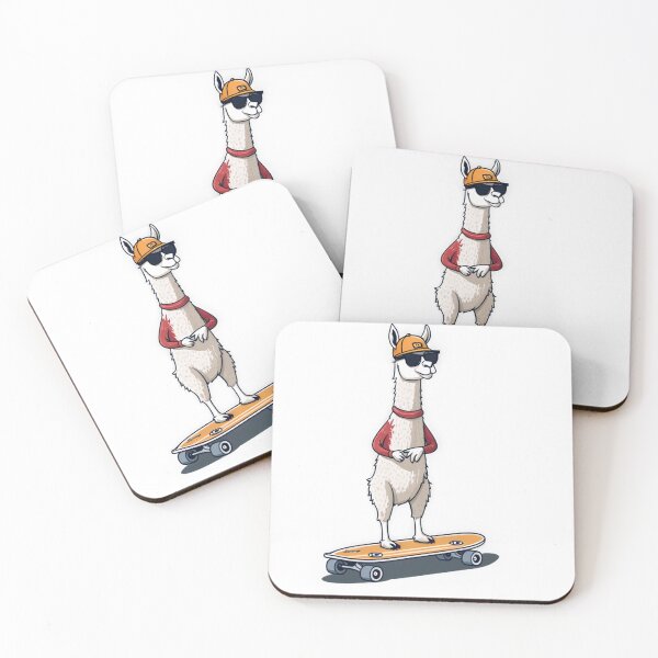 Item preview, Cutie Skateboarder Lama  designed and sold by omerfdln34.