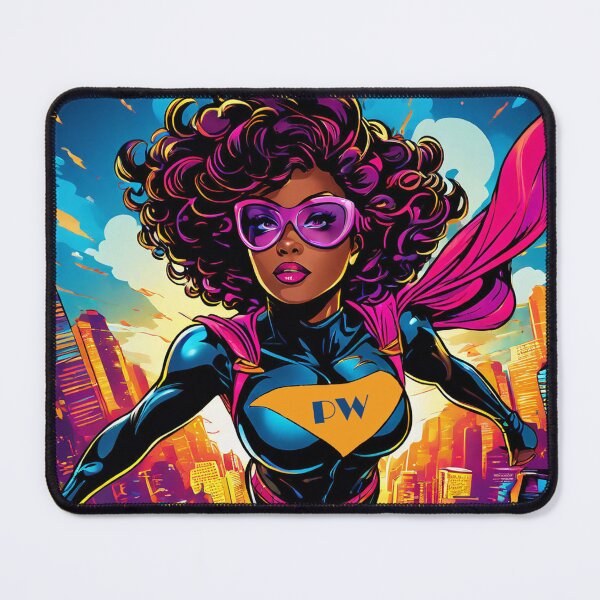 Item preview, Superhero power woman designed and sold by LuckyFamily.