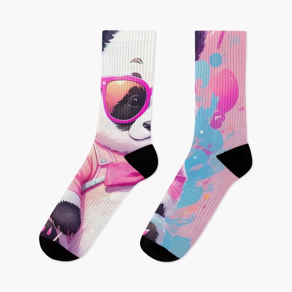Item preview, Panda with sunglasses, cool, animal, kids, beautiful, pink designed and sold by Cyber Kids.