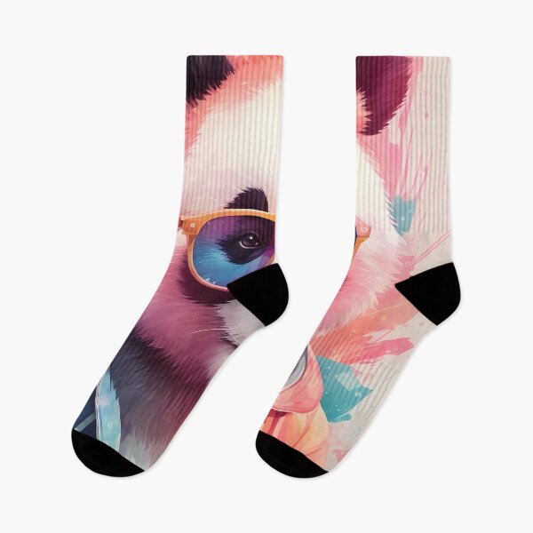 Item preview, Panda with sunglasses, cool, animal, kids, beautiful, pink designed and sold by Cyber Kids.