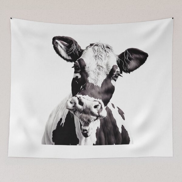 Item preview, Cute Funny Cow Face designed and sold by tsuttles.