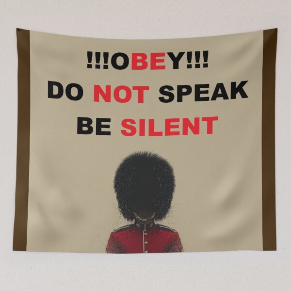 Item preview, Be Not Silent  designed and sold by BartHugoKnight.