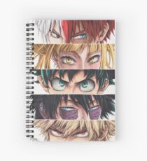 Heroes eyes Spiral Notebook