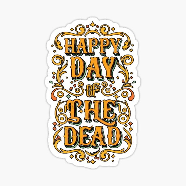 Item preview, Happy Day of the Dead designed and sold by PatronesKawai.