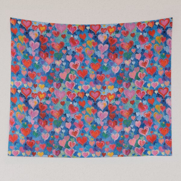 Item preview, Colourful Hearts #1 designed and sold by LiteraryLoves.