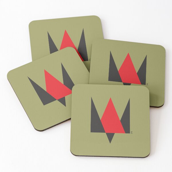 Item preview, Trident. (minimalism) Red and black. designed and sold by sarabeevart.