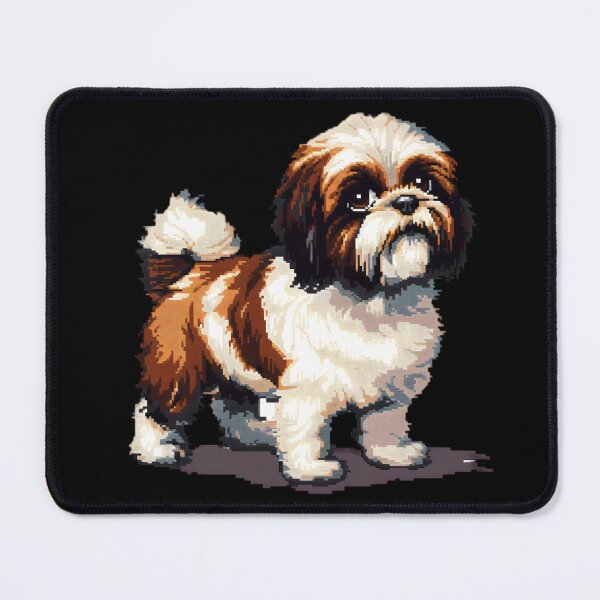 Item preview, Pixel Portrait Shih Tzu designed and sold by CUTEDOGGIEZ.