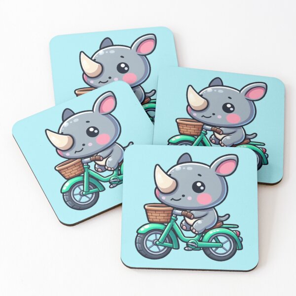 Item preview, Adorable Rhino Charm designed and sold by StickerStudio27.