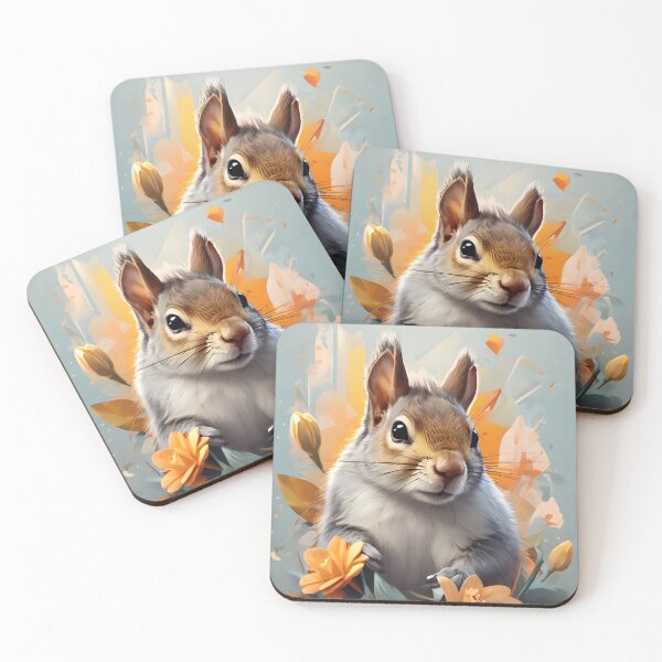 Item preview, Spring Squirrel and Blooming Crocuses designed and sold by digiscapeart.