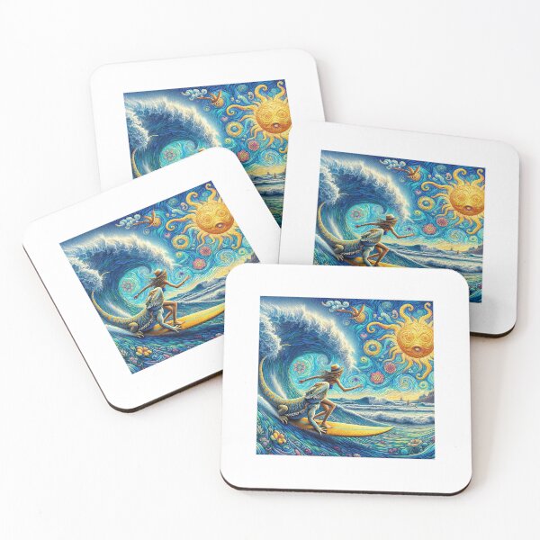 Item preview, Mandala Sky Surfer Girl With Bearded Dragon designed and sold by bunnyboiler.