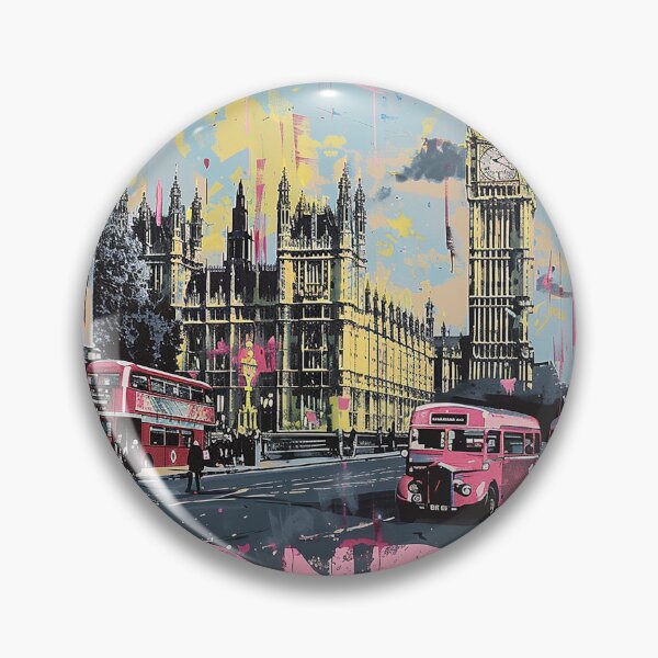 Item preview, Retro London Cityscape designed and sold by nomiraclehere.