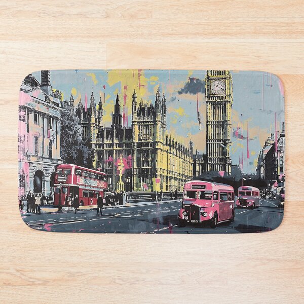 Item preview, Retro London Cityscape designed and sold by nomiraclehere.