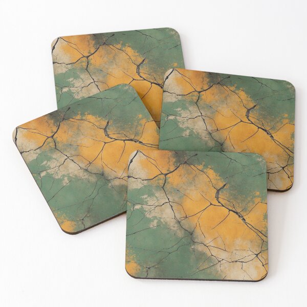 Item preview, Green & Orange Distressed Pattern designed and sold by Terrace36.
