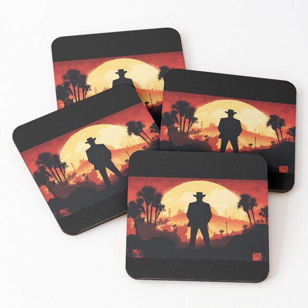 Item preview, Cowboy at sunset designed and sold by VanyAshop.