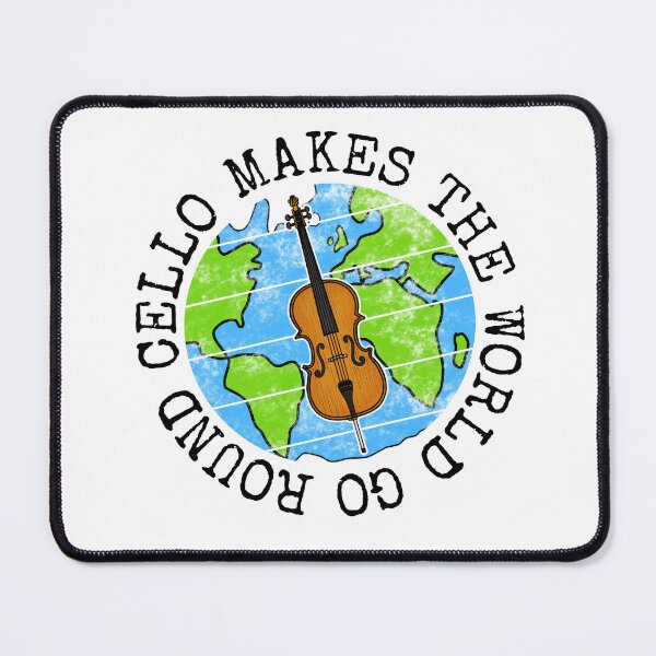 Item preview, Cello Makes The World Go Round, Cellist Earth Day designed and sold by doodlerob.
