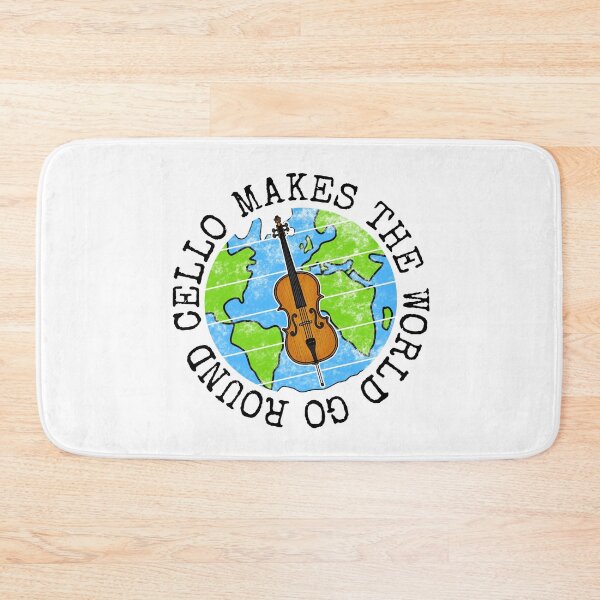 Item preview, Cello Makes The World Go Round, Cellist Earth Day designed and sold by doodlerob.