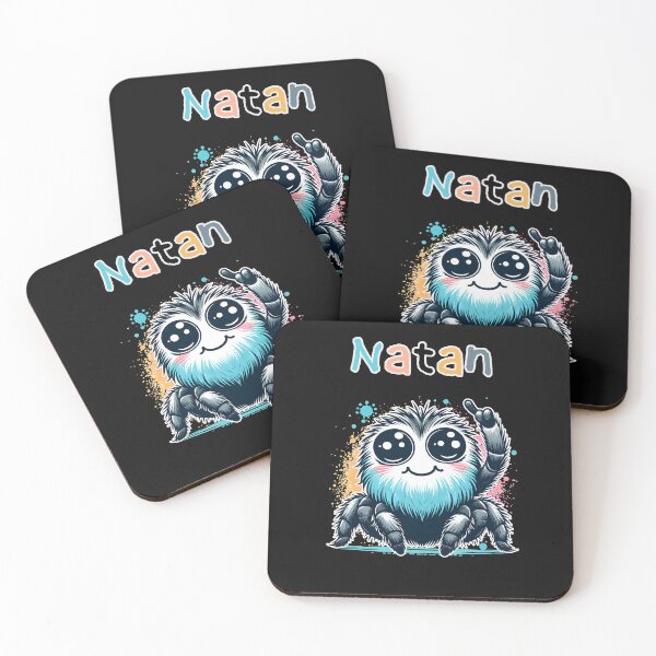 Item preview, Natan name with Spider  designed and sold by QlkaDotCom SHOP.