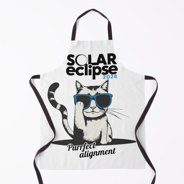 Item preview, Purrfect alignement - Solar Eclipse 2024 designed and sold by BobaTeeStore.