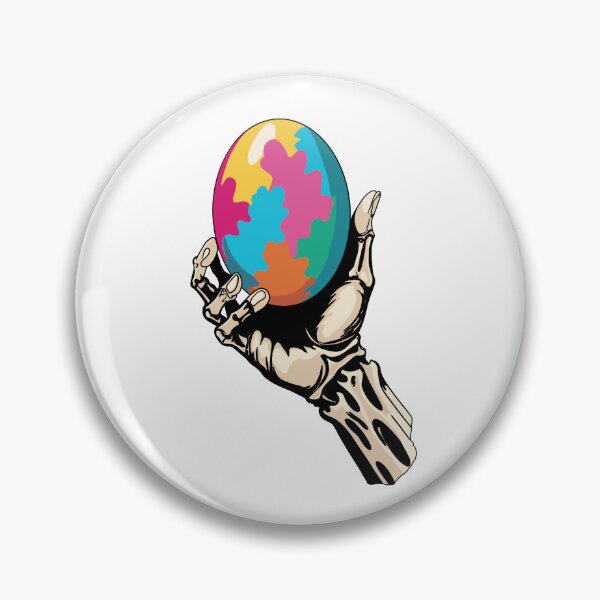 Item preview, Easter egg in skeleton hand designed and sold by SimoesArtistry.