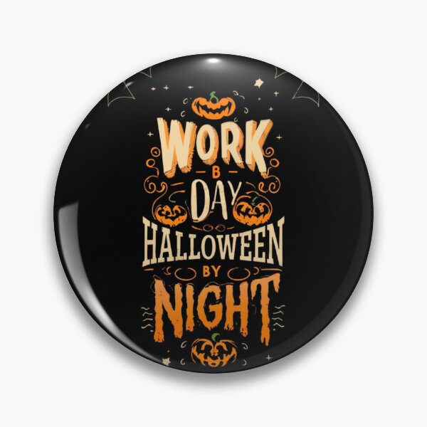 Item preview, Work by day, Halloween by night designed and sold by PatronesKawai.