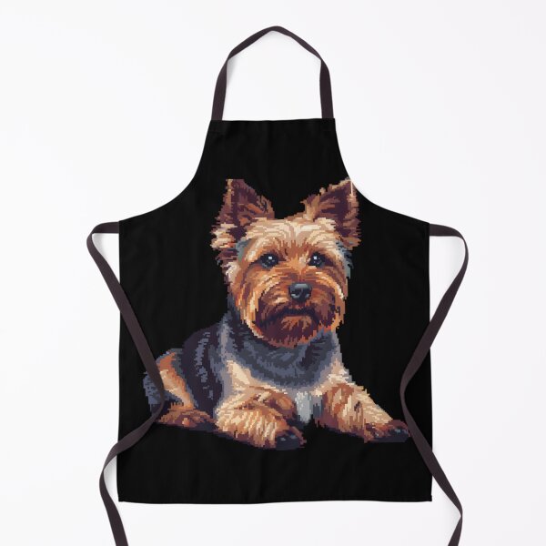 Aperçu de l'œuvre Pixel Art Silky Terrier 16 Bits créée et vendue par CUTEDOGGIEZ.