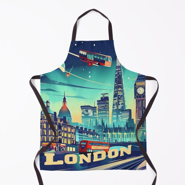 Item preview, Retro London Illustration designed and sold by nomiraclehere.