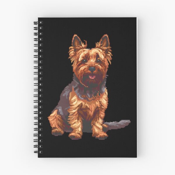 Item preview, Pixel Portrait Silky Terrier designed and sold by CUTEDOGGIEZ.