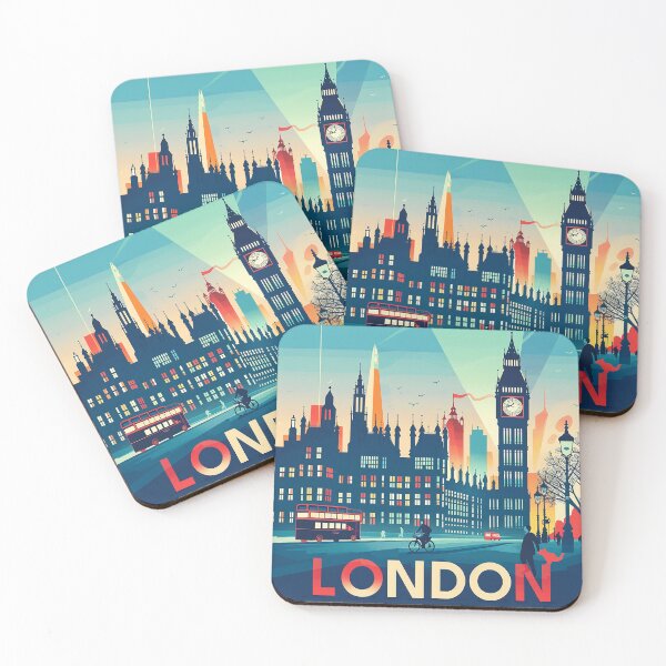 Item preview, Retro London  Illustration designed and sold by nomiraclehere.