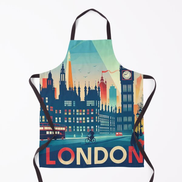 Item preview, Retro London Illustration designed and sold by nomiraclehere.
