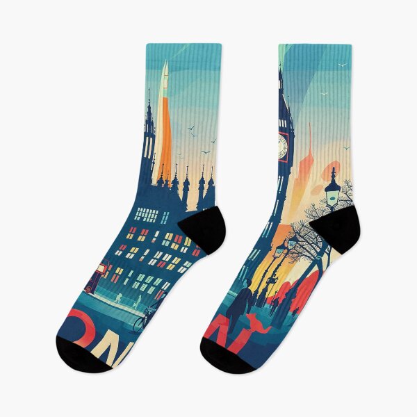 Item preview, Retro London  Illustration designed and sold by nomiraclehere.