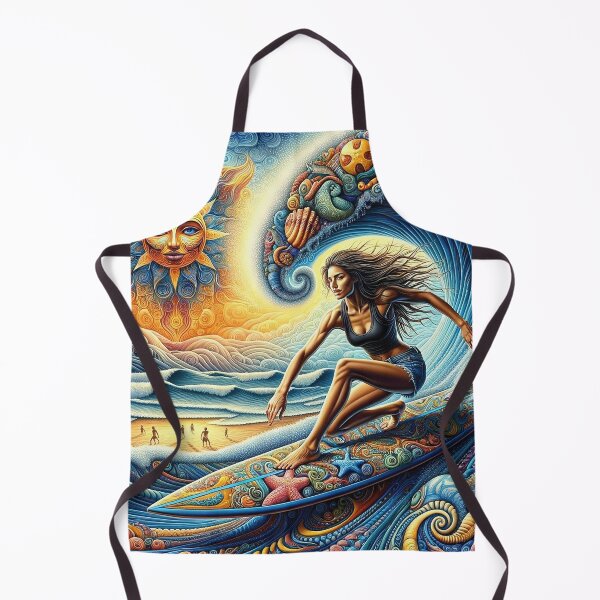 Item preview, Surfer Girl Sea Shells designed and sold by bunnyboiler.