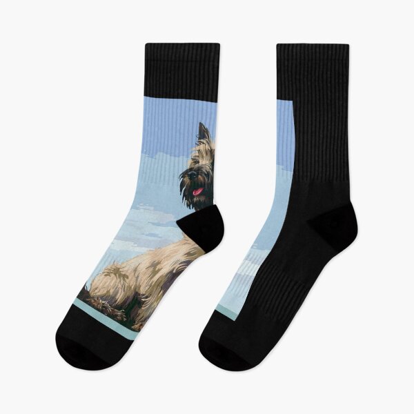 Item preview, Pixel Skye Terrier designed and sold by CUTEDOGGIEZ.