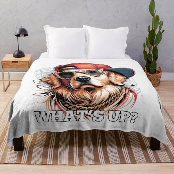 Item preview, What's up? Cool Golden Retriever gift designed and sold by Pineapple-Tree.