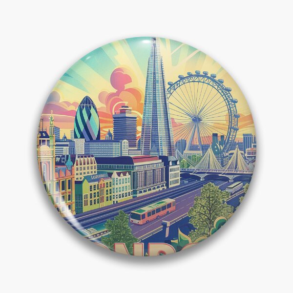 Item preview, Retro London  Illustration designed and sold by nomiraclehere.