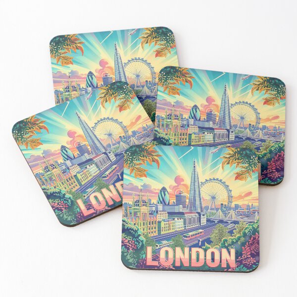 Item preview, Retro London  Illustration designed and sold by nomiraclehere.