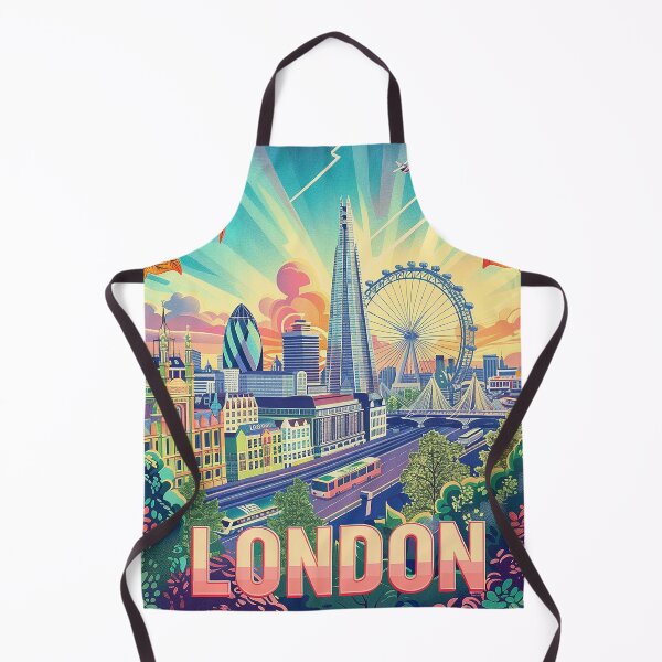 Item preview, Retro London Illustration designed and sold by nomiraclehere.