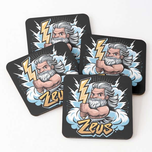 Item preview, Thunder Zeus Greek God Mythology King of Gods designed and sold by Quirky Shirts.