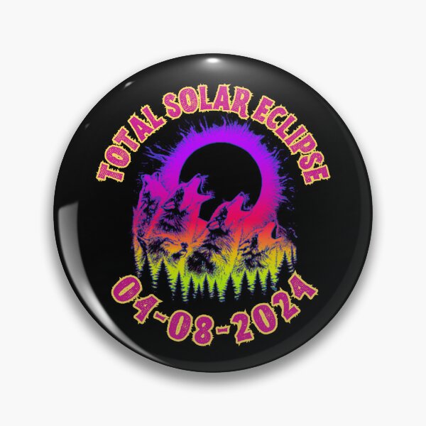 Item preview, Total Solar Eclipse Wolves  designed and sold by WoodburyLake.