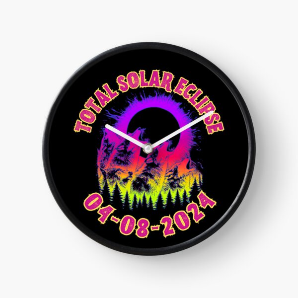 Item preview, Total Solar Eclipse Wolves designed and sold by WoodburyLake.