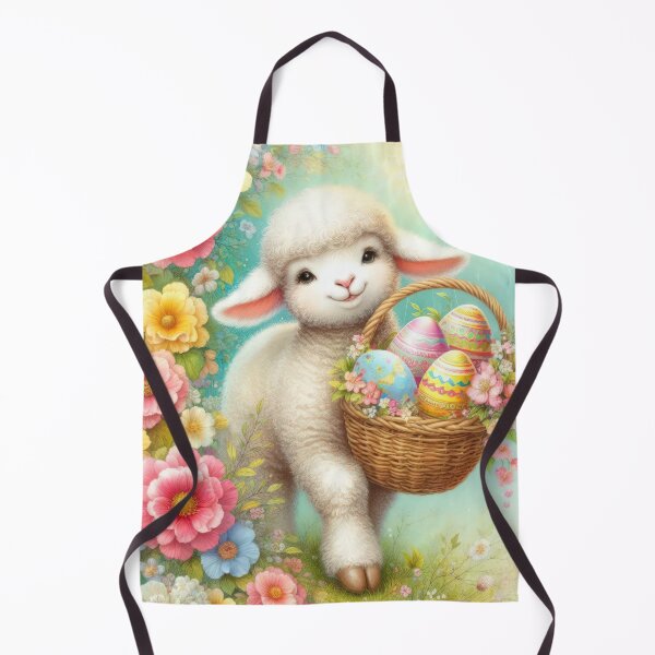 Item preview, lamb with Easter eggs basket  designed and sold by Expressions-Sel.