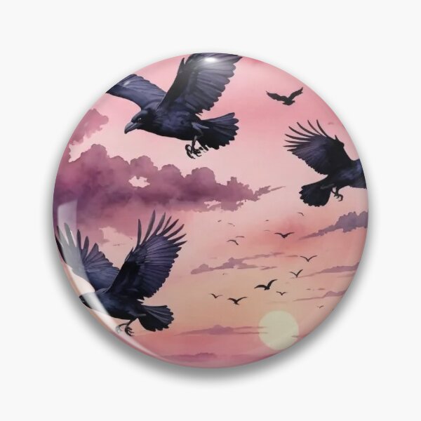 Item preview, Cuervos de acuarela designed and sold by JamieRainbow.