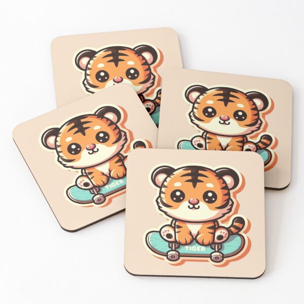 Item preview, Tiger Skateboard Thrills designed and sold by StickerStudio27.