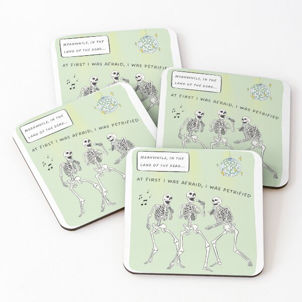 Item preview, Karaoke skeletons - I will Survive designed and sold by amadeosaurus.