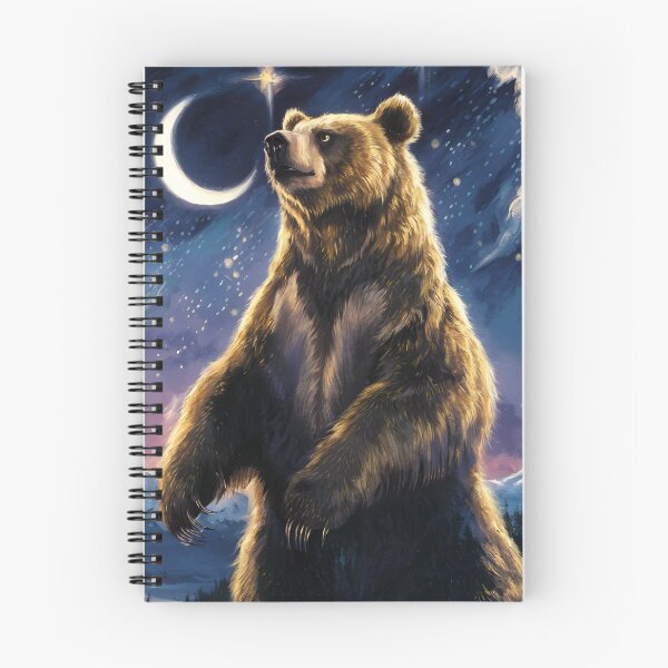 Item preview, Grizzly Bear Standing In Front Of A Winter Scenery designed and sold by PolygonPinnacle.