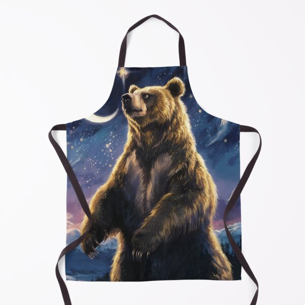 Item preview, Grizzly Bear Standing In Front Of A Winter Scenery designed and sold by PolygonPinnacle.
