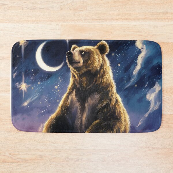 Item preview, Grizzly Bear Standing In Front Of A Winter Scenery designed and sold by PolygonPinnacle.